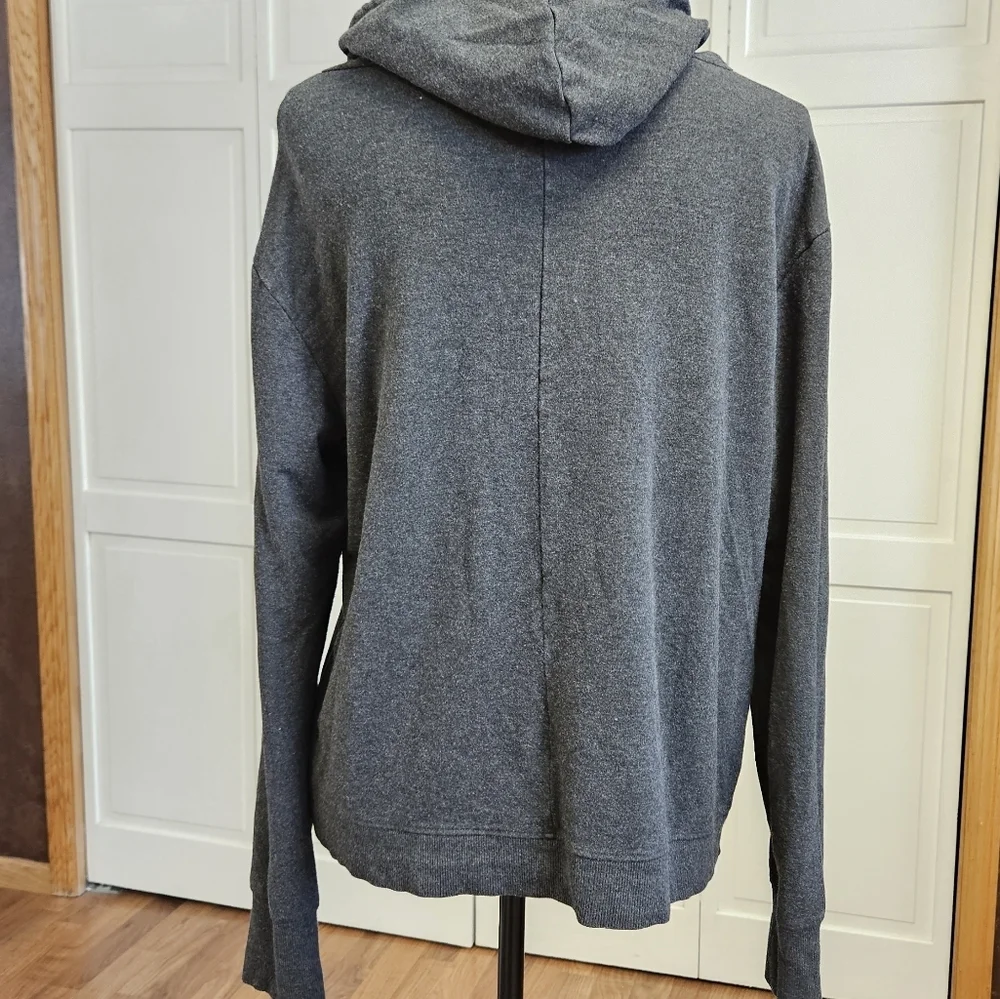Catherine Malandrino women's large gray hoodie - Picture 4 of 6